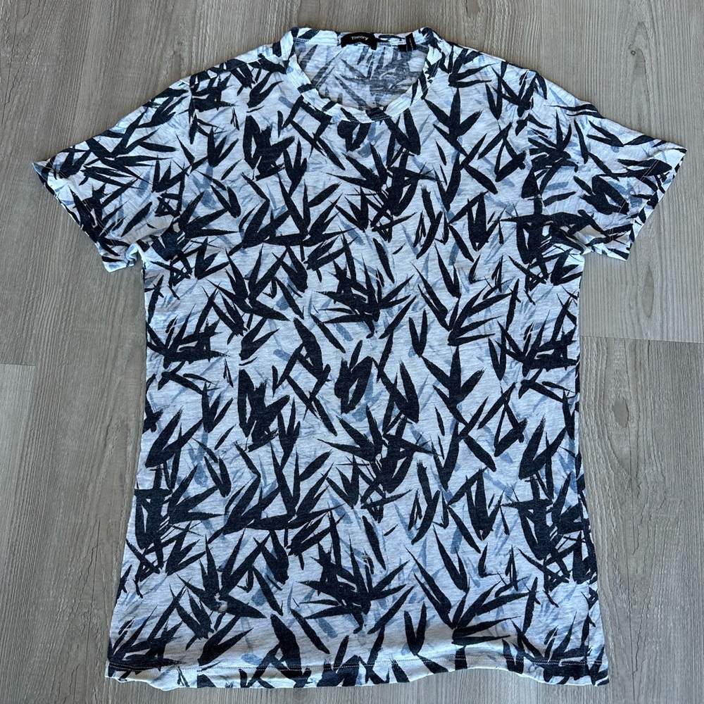 Theory - Designer Leaf All Over Shirt